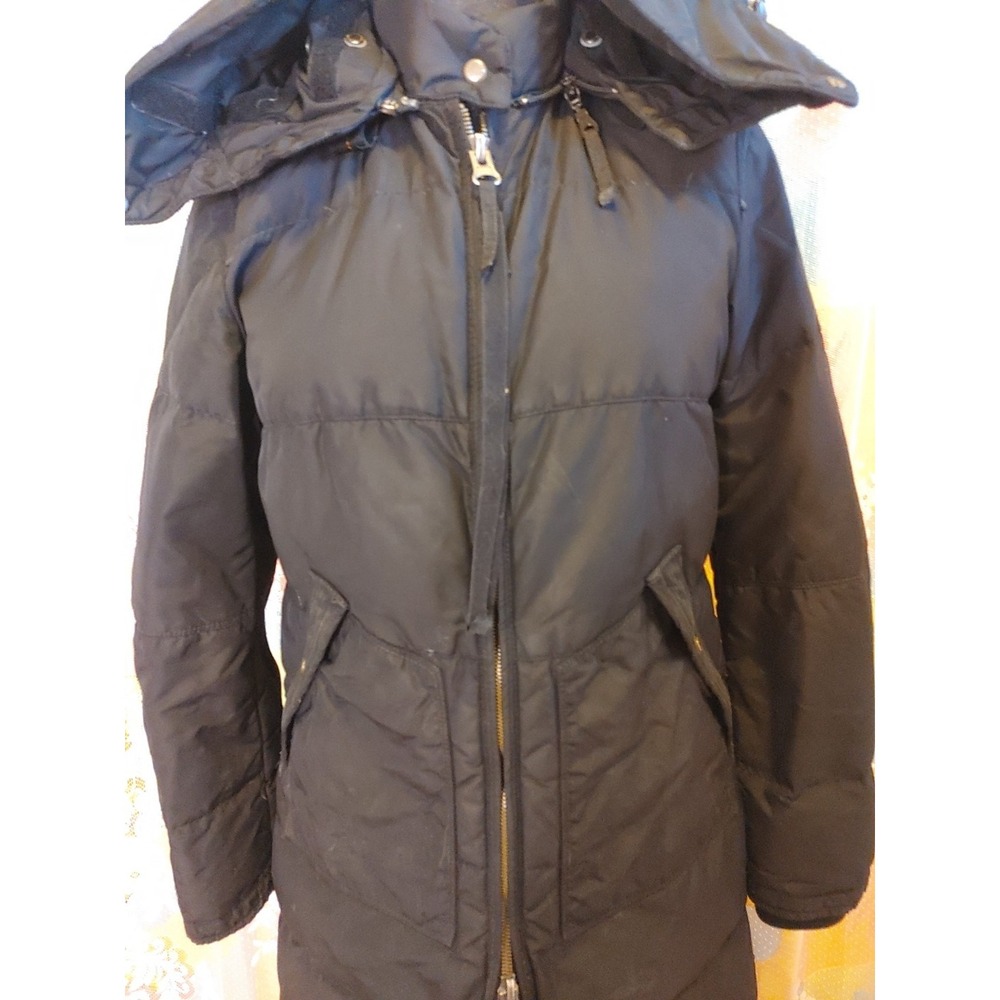 Parajumpers Masterpiece Series Womens Parka Hooded Coat Size M‎ Black Vintage - Picture 8 of 16